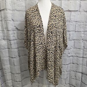 American Eagle Outfitters Animal Print Cardigan One Size